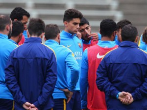 Marc Bartra. Entreno del FC Barcelona en San Francisco Foto: PEP MORATA
