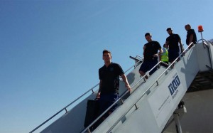 El Barça aterrizó en Tiflis