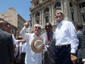 Kerry en La Habana Vieja