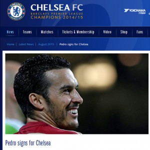 Pedro en el Chelsea