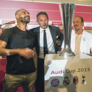 Pep Guardiola,Sinisa Mihajlovic y Rafa Benítez