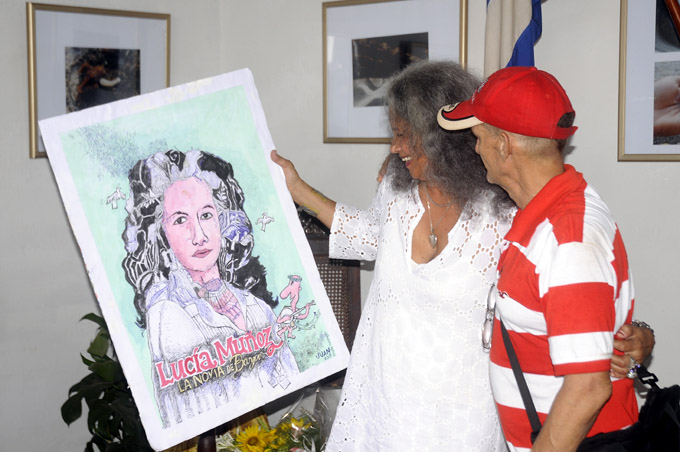 Lucia, por el caricaturiasta Juan Rodríguez (Puchichi)