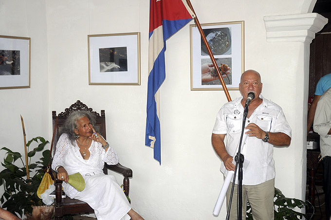Luis Carlos Frómeta, presidente de la UNEC en Granma