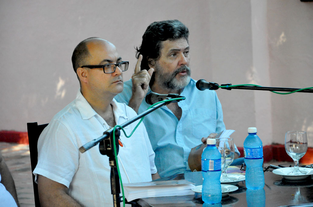 Ernesto Límia y Abel Prieto