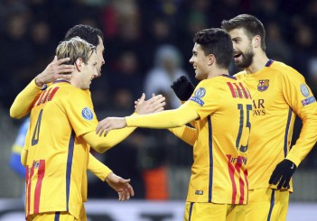Rakitic-Piqué-Busquets-Bartra