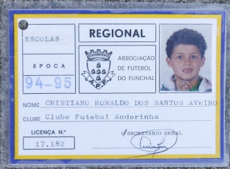 El primer club de Cristiano Ronaldo su camiseta con el "7" FOTO/ GREGORIO CUNHA