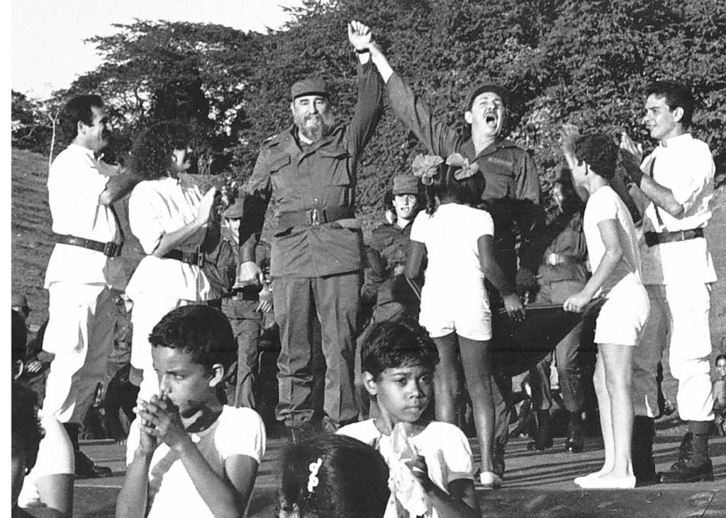 Fidel y Raúl en Cinco Palmas