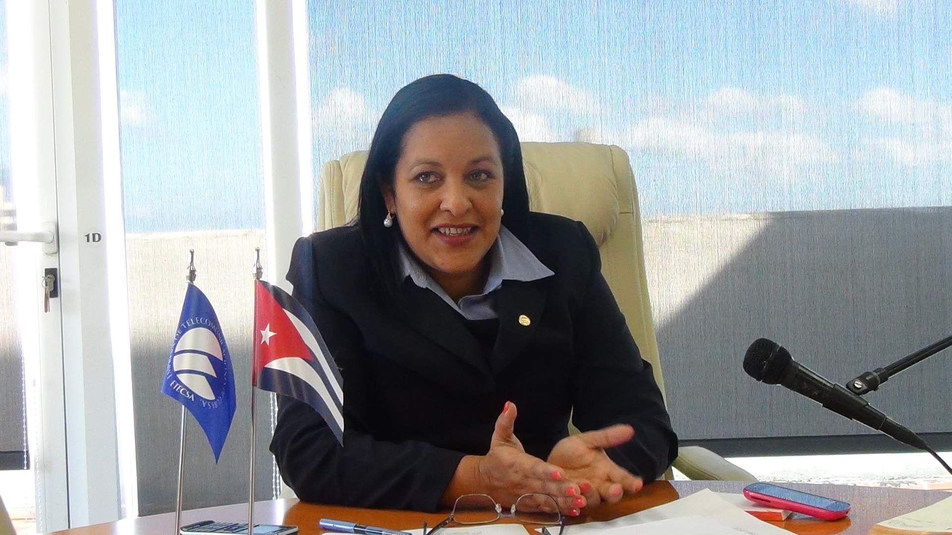 Mayra Arevich Marín, presidenta de ETECSA