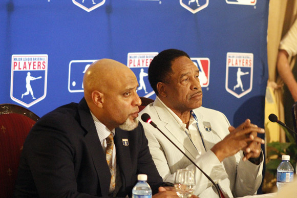 Tony Clark y Dave Winfield