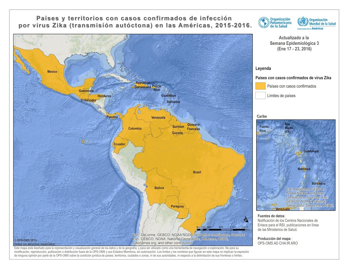 América Latina, Zika