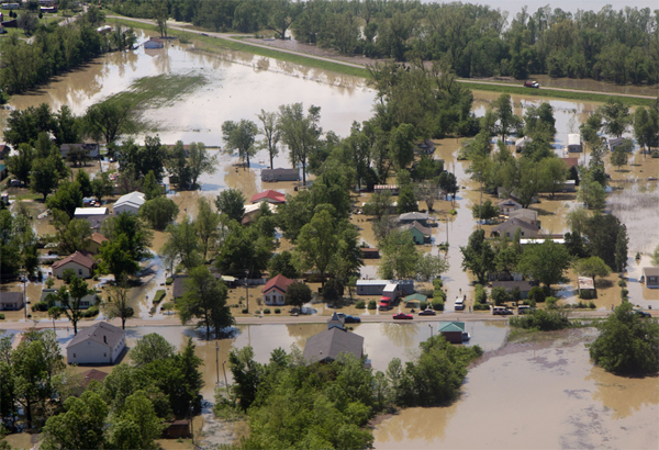 Poblado de Tiptonville, en Estados Unidos/ Foto AP