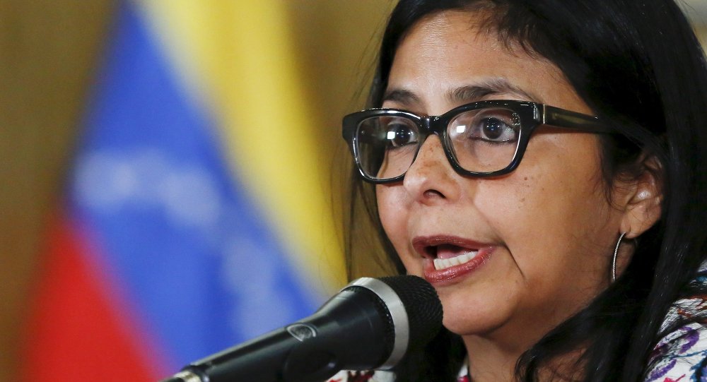 Delcy Rodríguez, ministra de Relaciones Exteriores de Venezuela