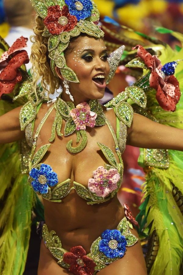 BRAZIL-CARNIVAL-SAO PAULO-PARADE-PEROLA NEGRA