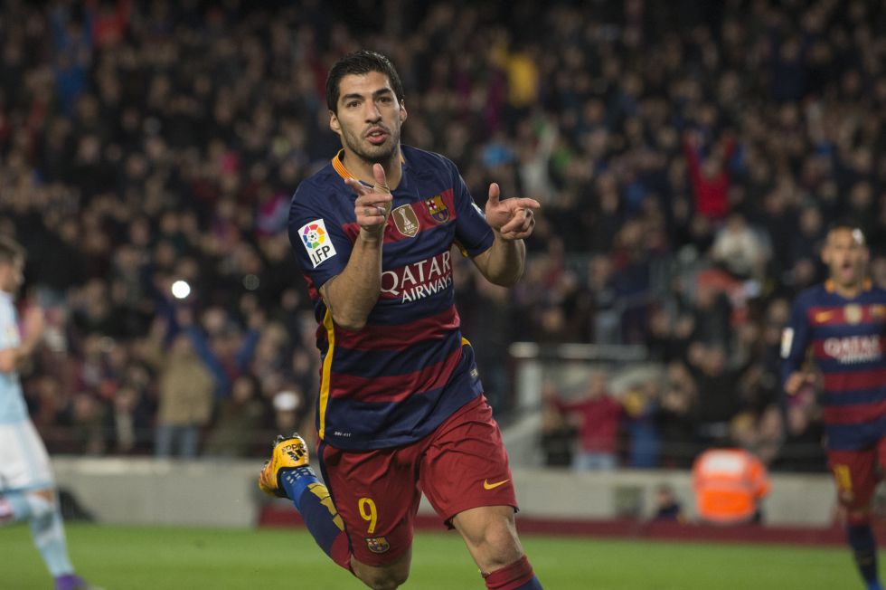 Suárez mejora el año del récord de Messi: 35 partidos, 39 goles Suárez mejora el año del récord de Messi: 35 partidos, 39 goles
