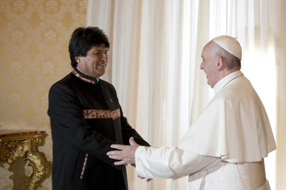 Evo: el Papa está preocupado por problemas políticos en Latinoamérica Evo: el Papa está preocupado por problemas políticos en Latinoamérica