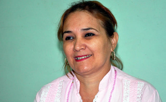 Rosmeris Santiesteban Lago, secretaria general de la Federación de Mujeres Cubanas (FMC) en Granma / FOTO archivo Rafael Martínez