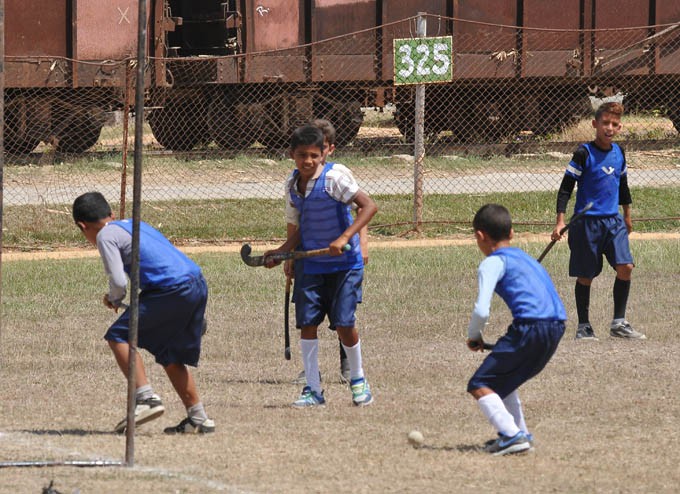 El hockey sobre césped tiene arraigo en ese territorio / Foto Luis Carlos Palacios Leyva