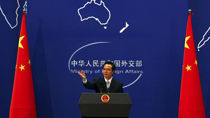 Hong Lei, representante oficial del Ministerio de Exteriores de China