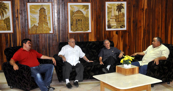 De derecha a izquierda, Federico Hernández, Ernesto González, Ramiro Sánchez y Manuel Sobrino / FOTO Luis C. Palacios