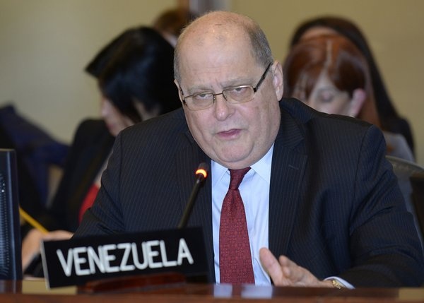 Embajador venezolano niega situación para activar Carta OEA Embajador venezolano niega situación para activar Carta OEA