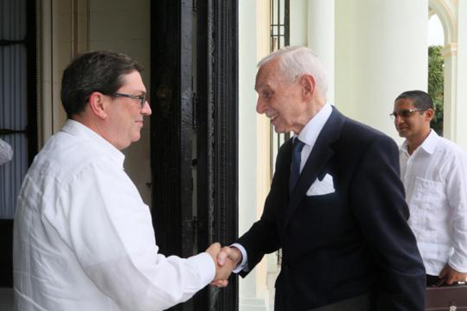 Canciller cubano se reunió con director general de la OIM Canciller cubano se reunió con director general de la OIM
