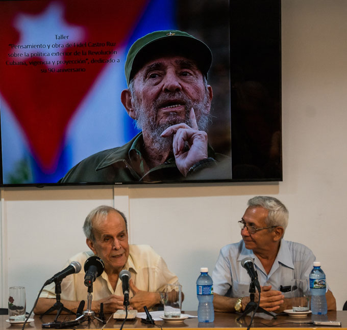 CUBA-LA HABANA- TALLER SOBRE EL PENSAMIENTO DE FIDEL EN LAS RELA