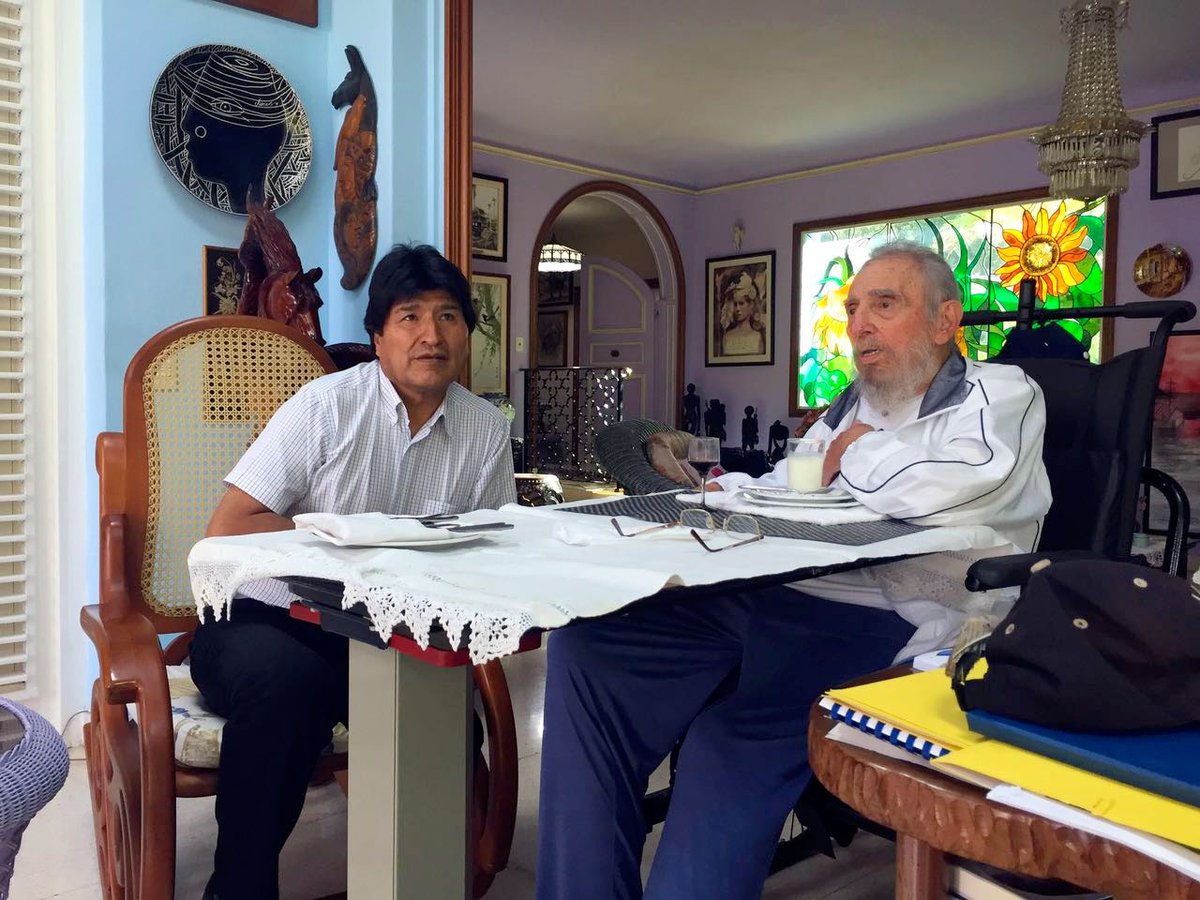 Evo y Fidel