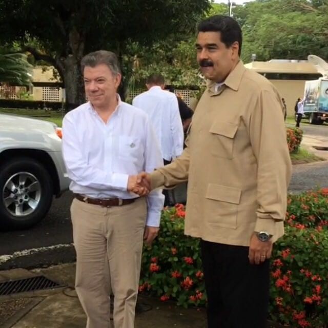 Maduro y Santos, Venezuela