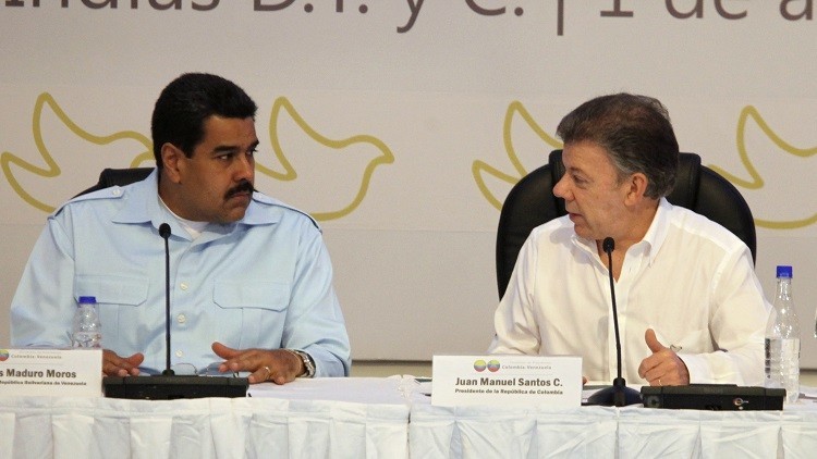 Maduro y Santos se reúnen para analizar el tema fronterizo ( fotos y video) Maduro y Santos se reúnen para analizar el tema fronterizo ( fotos y video)