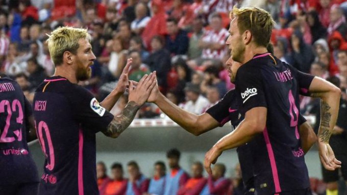 Messi y Rakitic