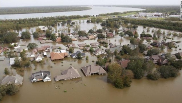 inundaciones en Louisiana