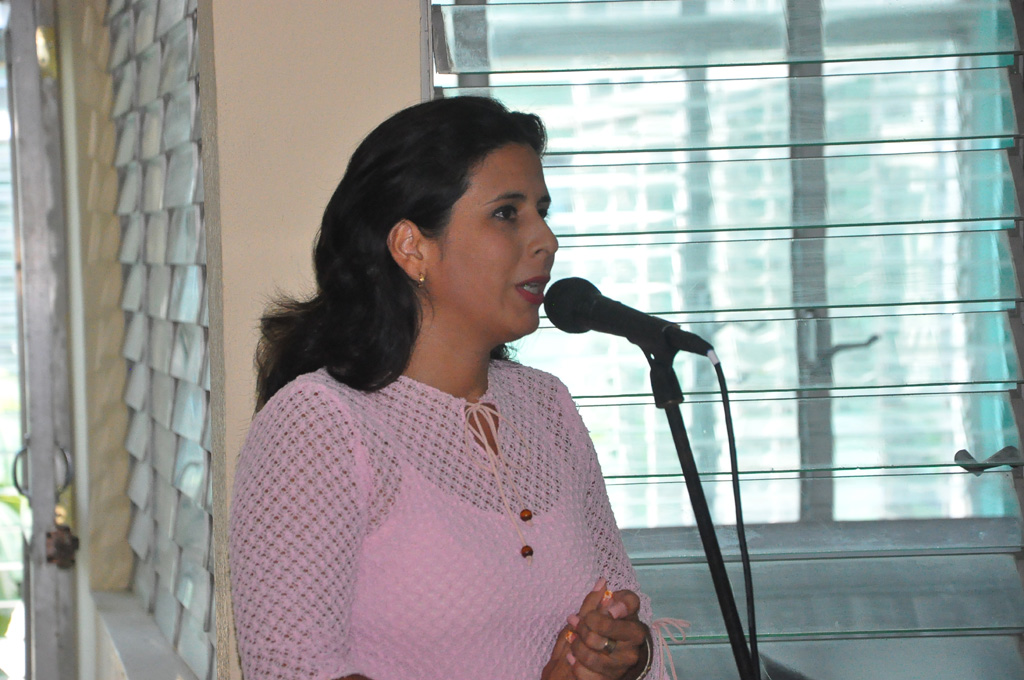 Adriana Cedeño Selva, miembro de la Asociación Cubana de Comunicadores Sociales