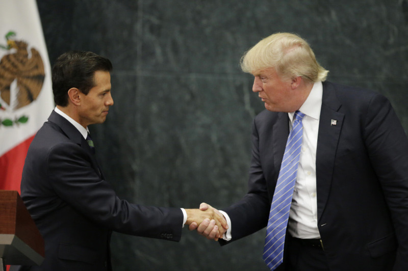 Donald Trump y Peña Nieto