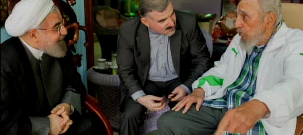 Encuentro entre Fidel y Hassan Rouhani