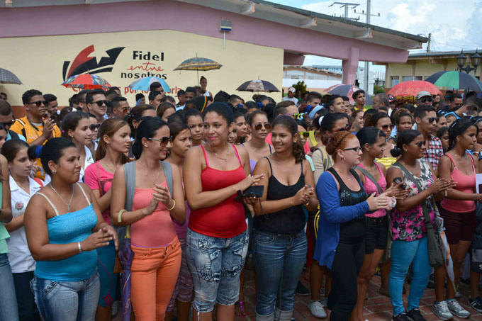 CUBA-VISITA MIGUEL DÍAZ-CANEL BERMÚDEZ LA UNIVERSIDAD DE GRANMA