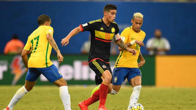 James y Neymar