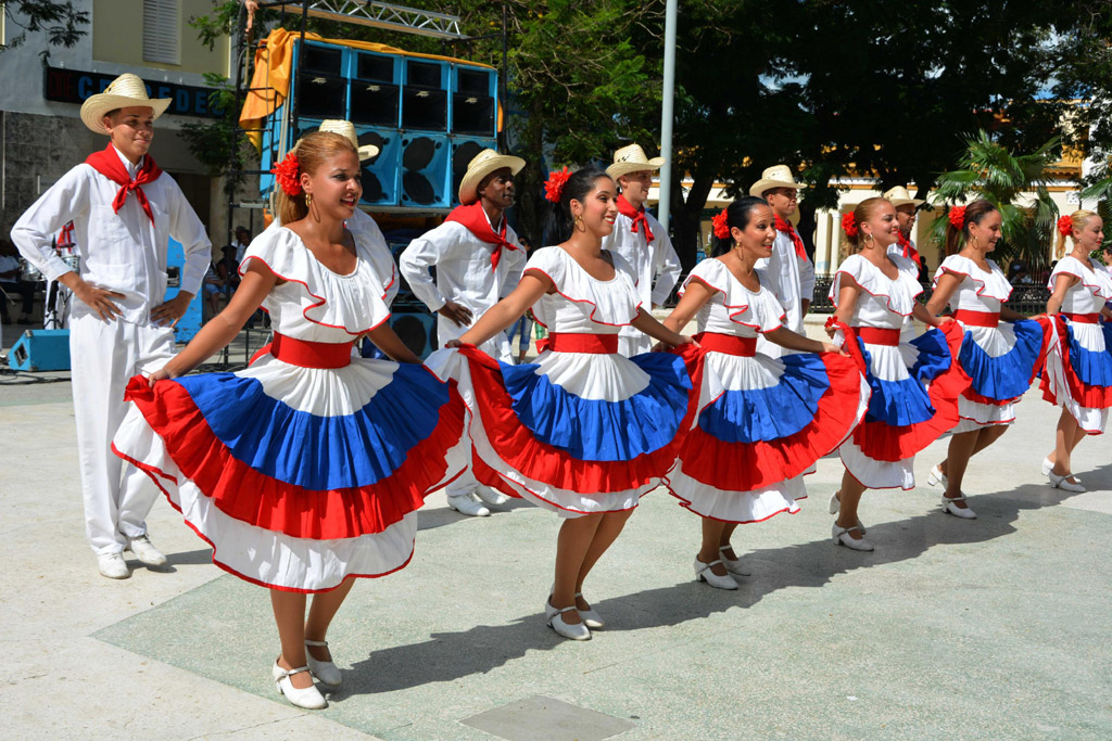 CUBA-GRANMA-PRESENTACIÓN DEL BALLET FOLKLÓRICO DE CAMAGÜEY EN LA FIESTA DE LA CUBANÍA