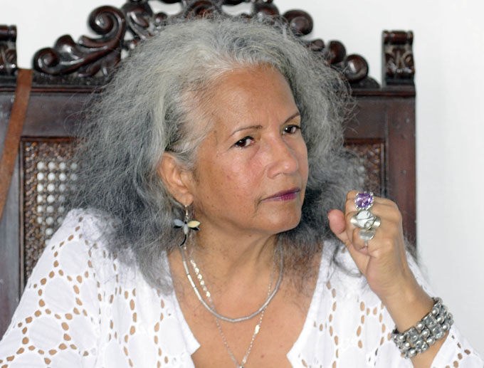 La poetisa Lucía Muñoz Maceo /FOTO Luis Carlos Palacios