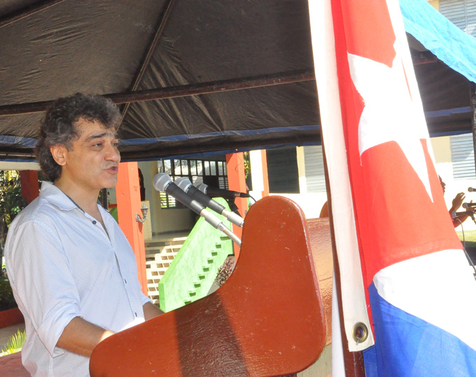 Phillippe Martínez, representante de Handicap internacional en Cuba FOTO/ Rafael Martínez Arias
