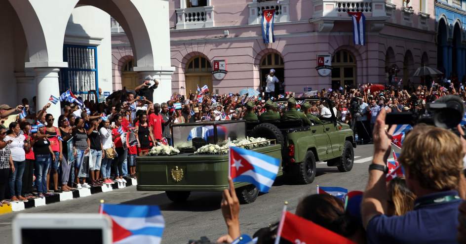 Fidel en Santiago de Cuba
