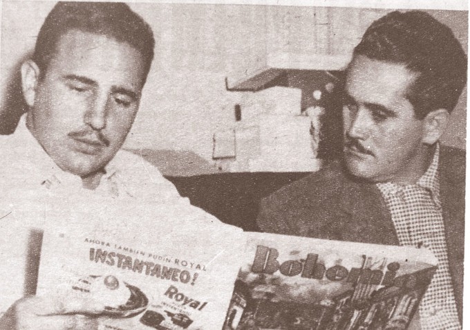 Fidel Castro junto a Juan Manuel Márquez