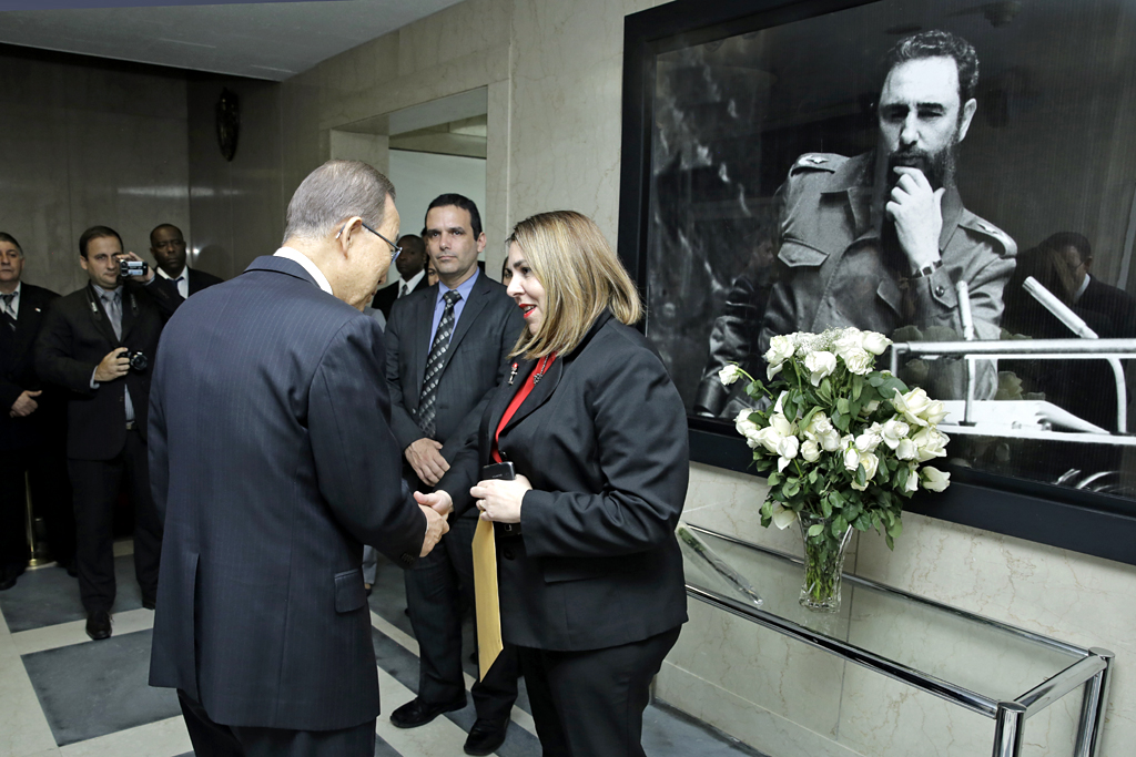 Cuba agradece solidaridad mundial en Nueva York tras deceso de Fidel Cuba agradece solidaridad mundial en Nueva York tras deceso de Fidel