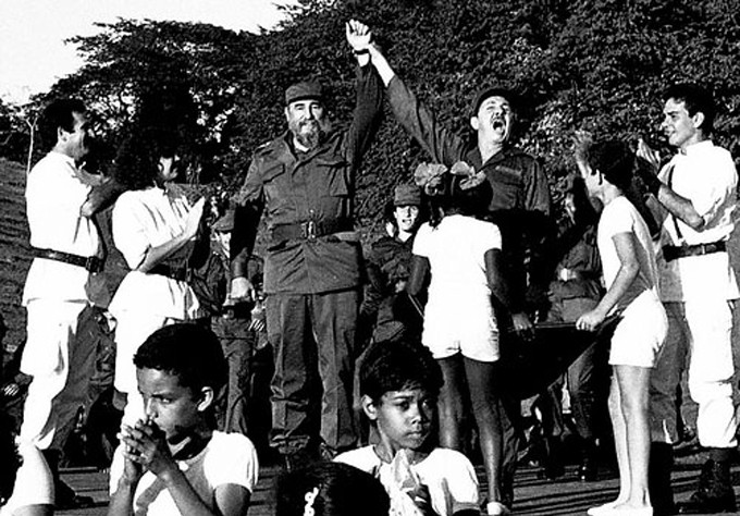 Reencuentro de Fidel y Raúl en Cinco Palmas, Media Luna