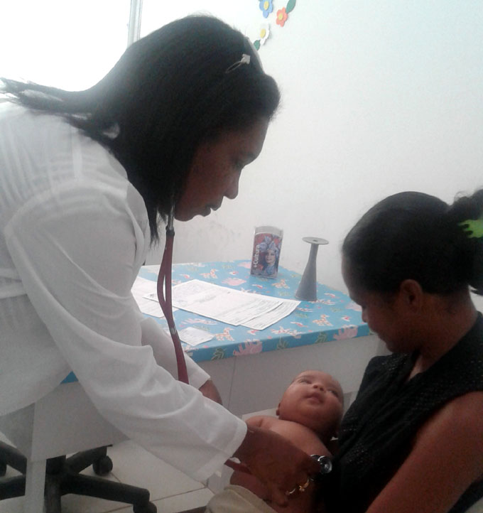 Lisandra Bárbara Valerino Borrero integra la misión médica cubana en Brasil/ foto cortesía de la entrevistada