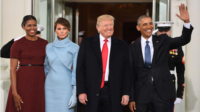 Obama recibe a Trump en la Casa Blanca Obama recibe a Trump en la Casa Blanca