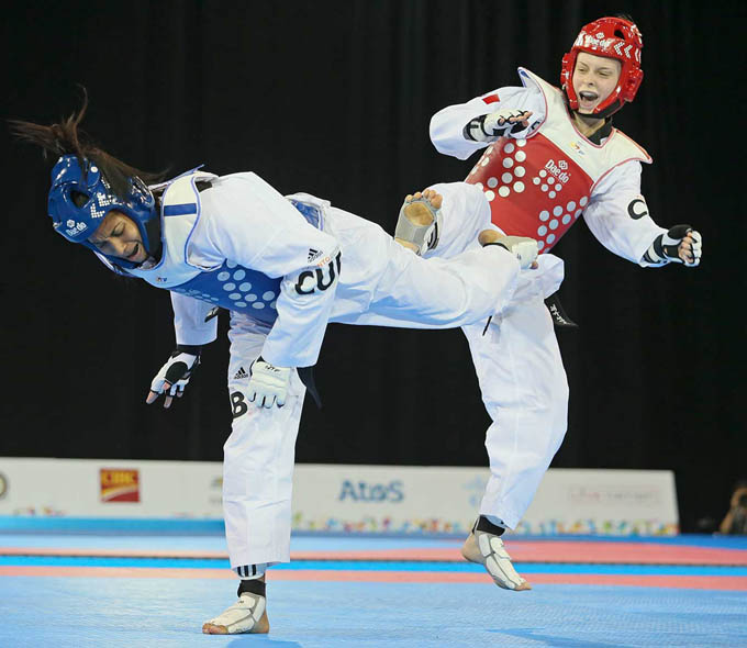 Yamilec se confirmó como una de las principales taekwondocas de Cuba / Foto Internet