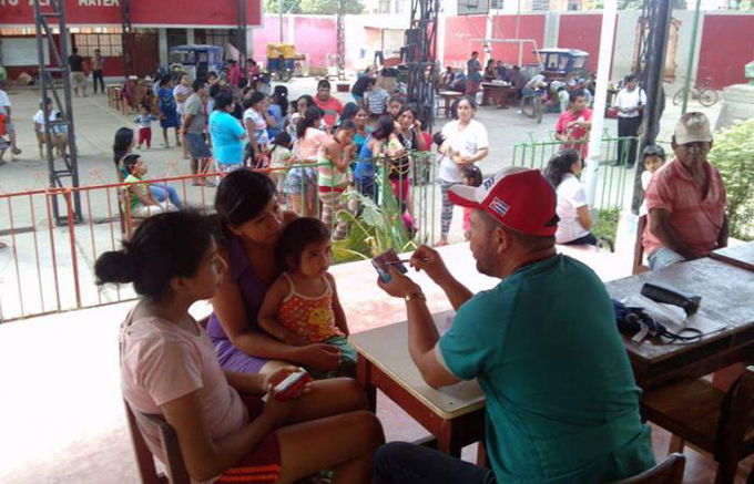Intensa labor de brigada médica cubana en primeras semanas en Perú Intensa labor de brigada médica cubana en primeras semanas en Perú