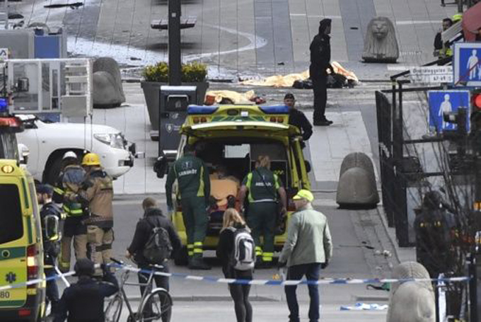Califican de terrorismo ataque masivo en Suecia Califican de terrorismo ataque masivo en Suecia