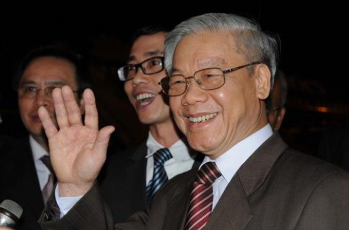 Líder del Partido Comunista de Vietnam recibe a delegación cubana Líder del Partido Comunista de Vietnam recibe a delegación cubana