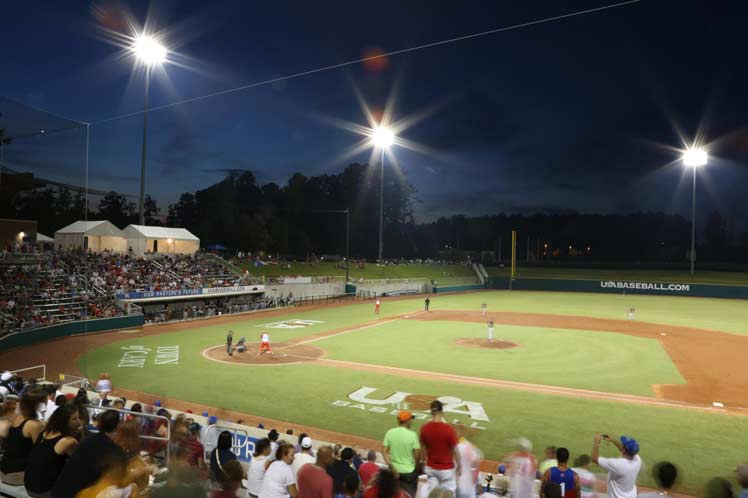 Cuba por el empate ante Estados Unidos en tope amistoso de béisbol Cuba por el empate ante Estados Unidos en tope amistoso de béisbol